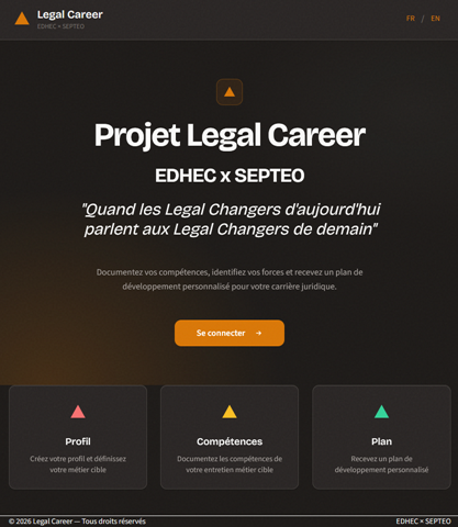 Legal Career Screenshot